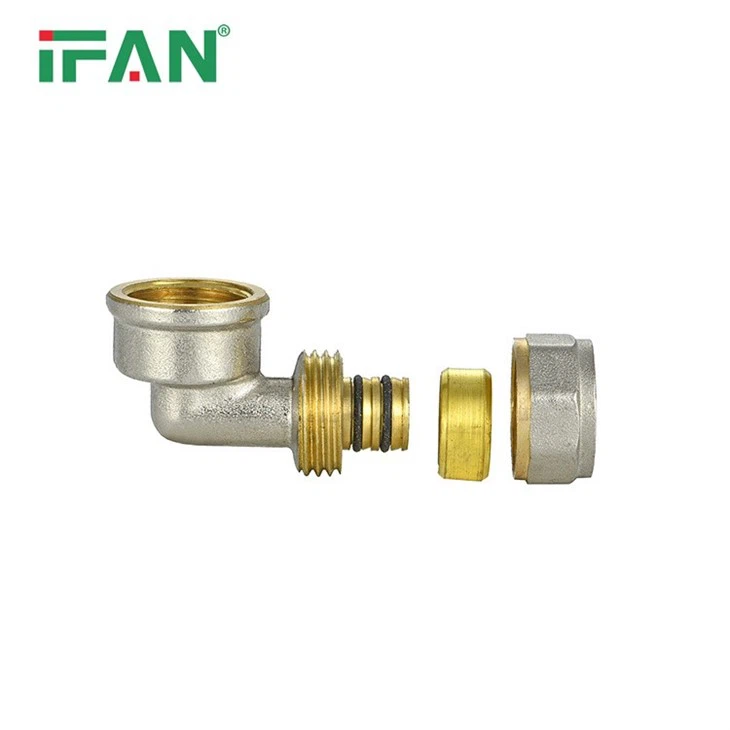 PEX Compression Brass Female Elbow
